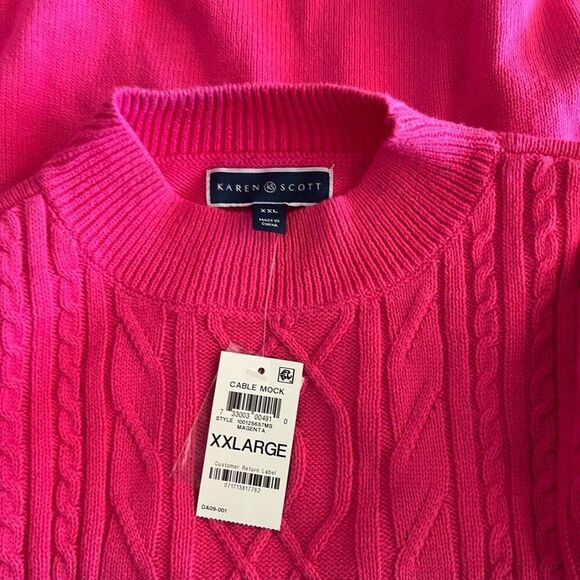 Karen Scott women sweater size xxL - Picture 6 of 7